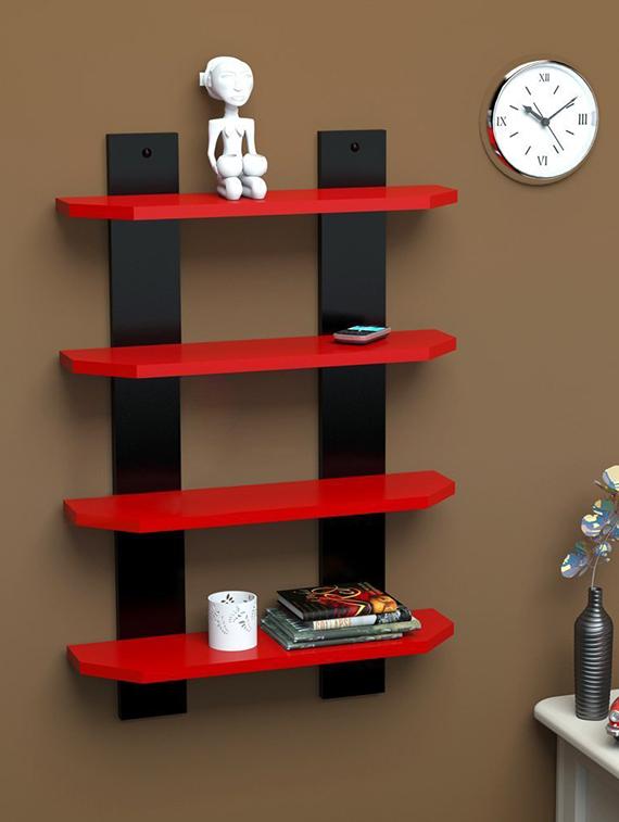 4 Tier Designer Mdf Laminated Ladder Shape Wall Shelf By 4 Tier Designer Mdf Laminated Ladder Shape Wall Shelf By Sunshine Wood Online Ping For Shelves In India 14894184
