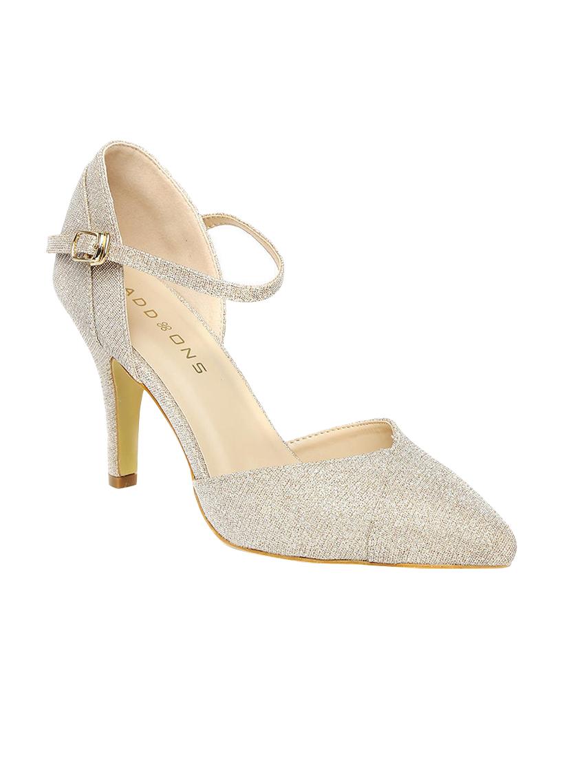 beige pu ankle strap sandals - 14898898 -  Zoom Image - 0