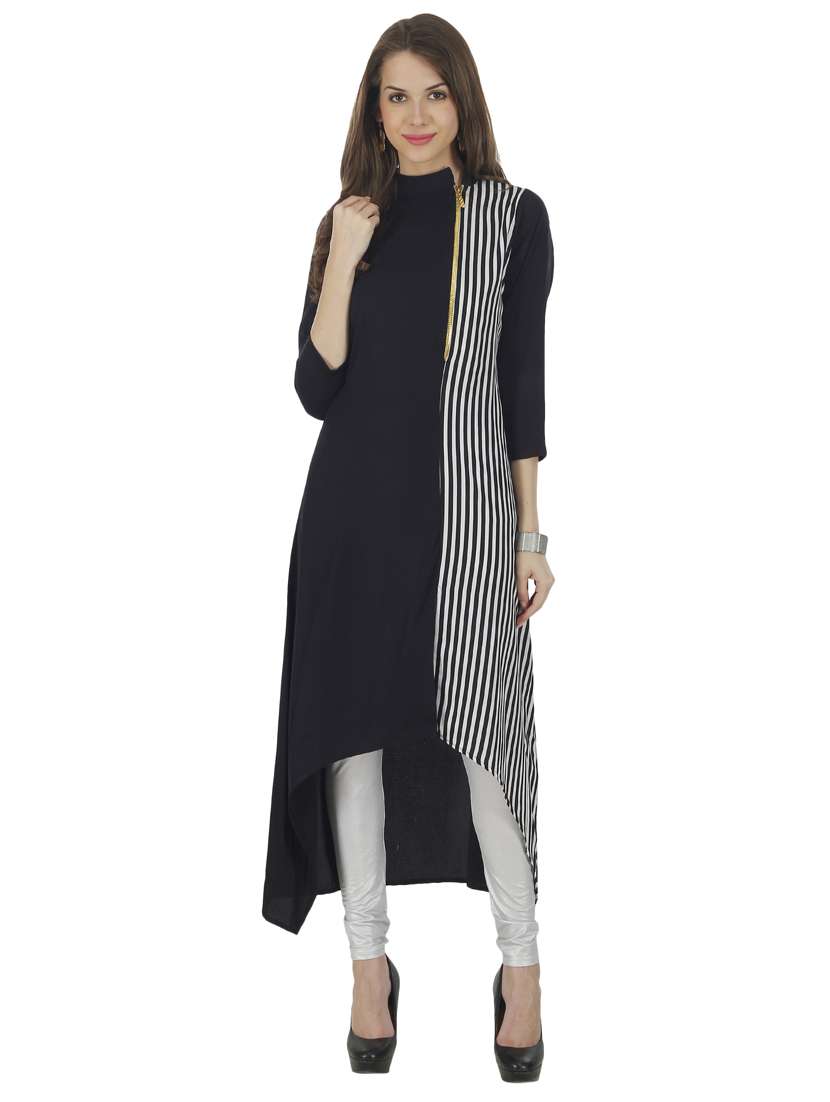 limeroad crepe kurtis