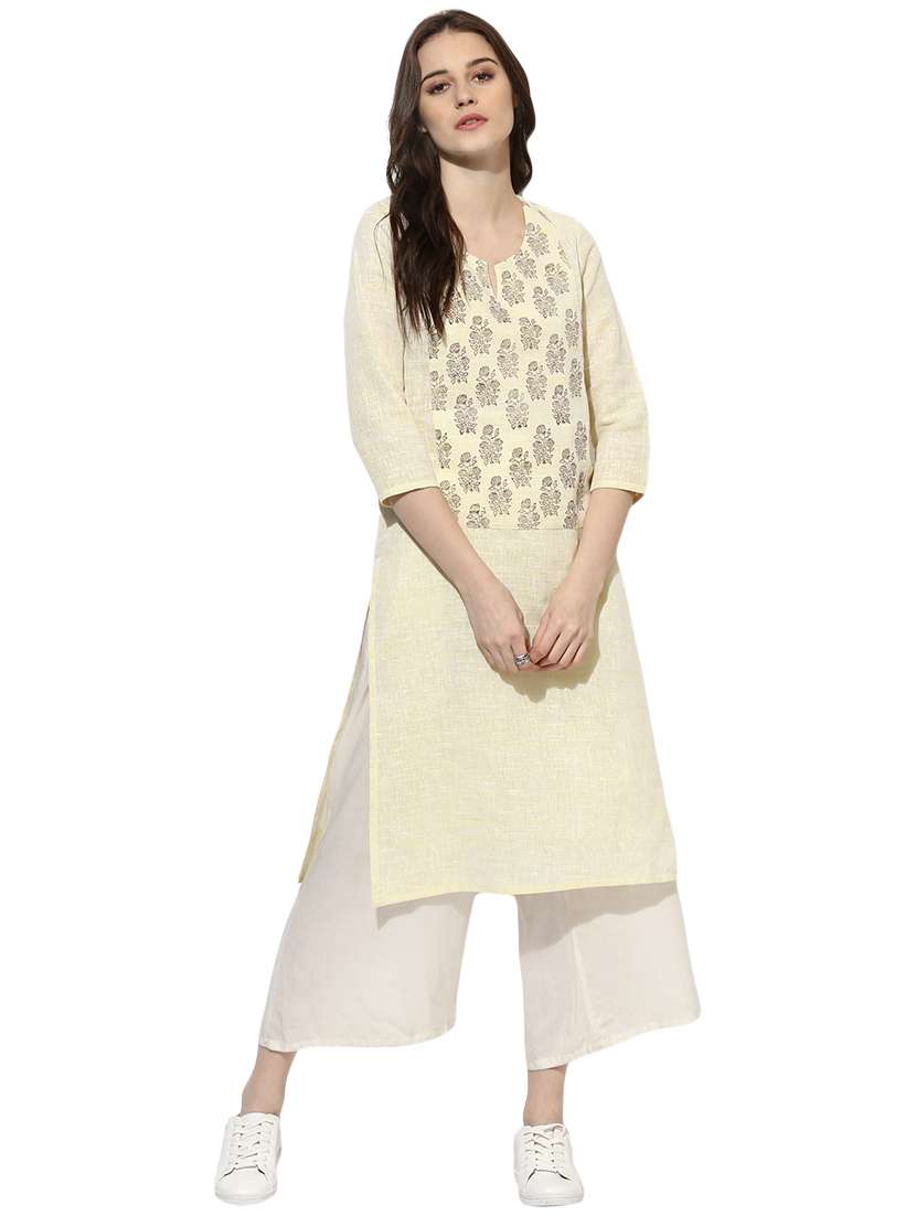indian dobby beige khadi straight kurta