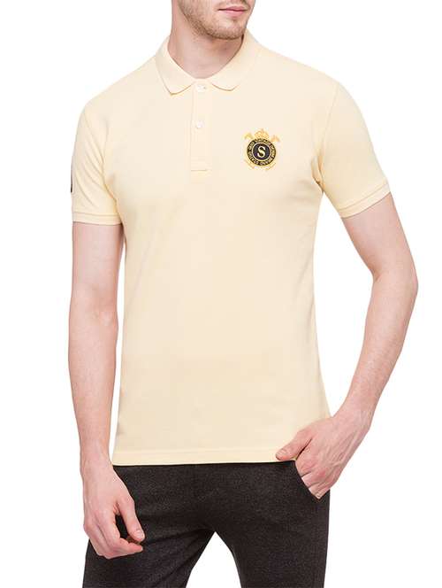 yellow polyester t-shirt - 14902153 - Standard Image - 0