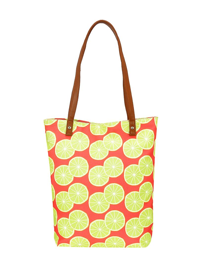 yellow canvas regular shopping bag - 14902950 -  Zoom Image - 0