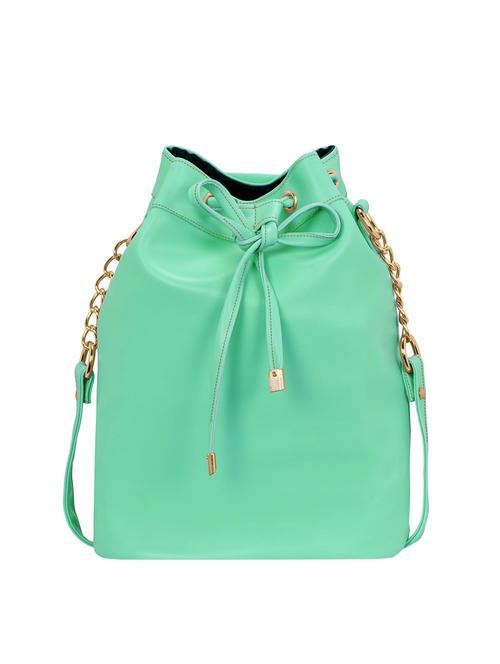 green leatherette (pu) sling bag - 14903033 -  Standard Image - 0