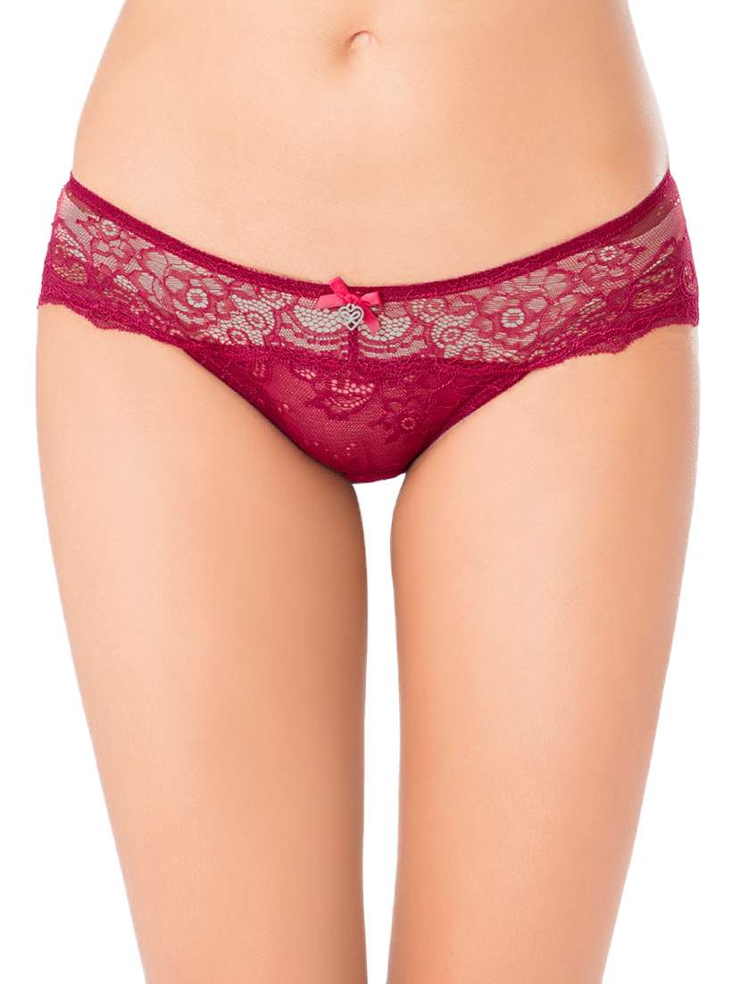 red cotton bikini panty