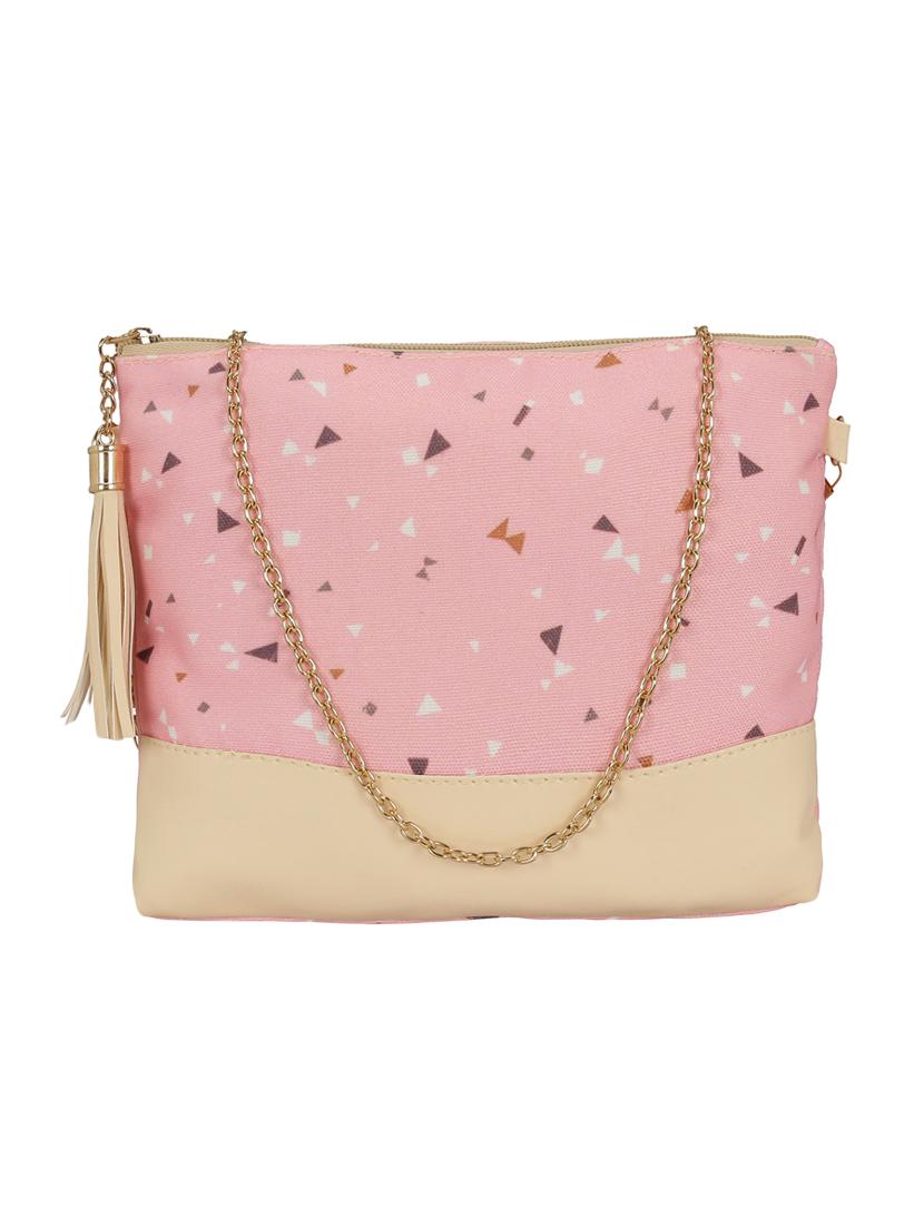 pink canvas regular clutch - 14908157 - Zoom Image - 0