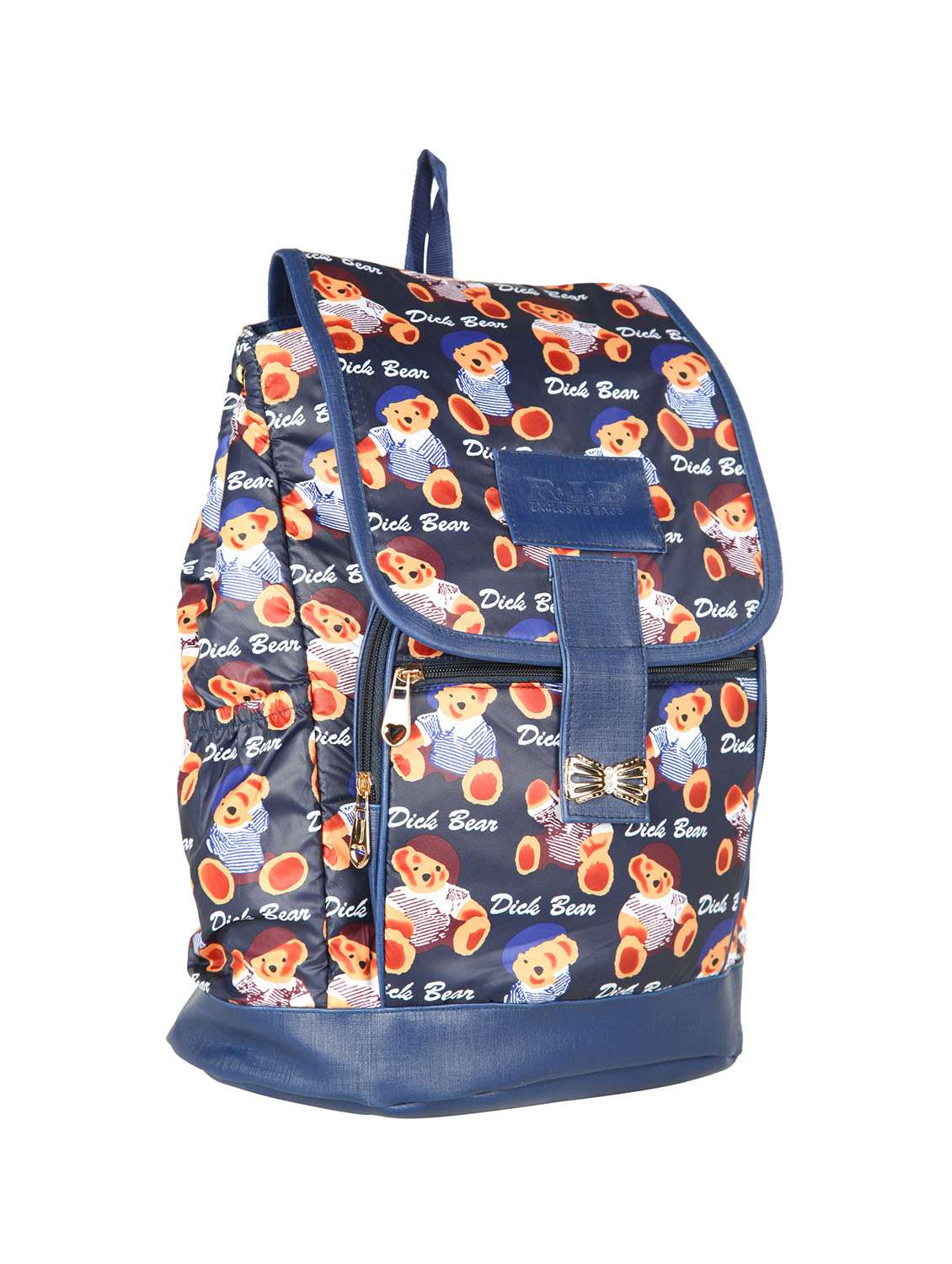 blue leatherette fashion backpack - 14919861 -  Standard Image - 3