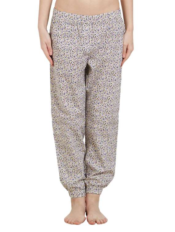 grey printed cotton pajama - 14921003 - Zoom Image - 0