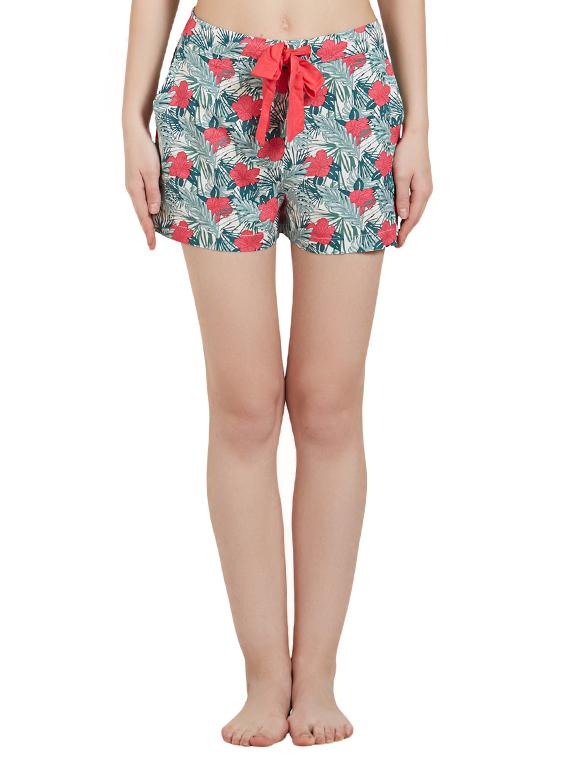 multicolored printed sleepwear shorts - 14921323 -  Zoom Image - 0