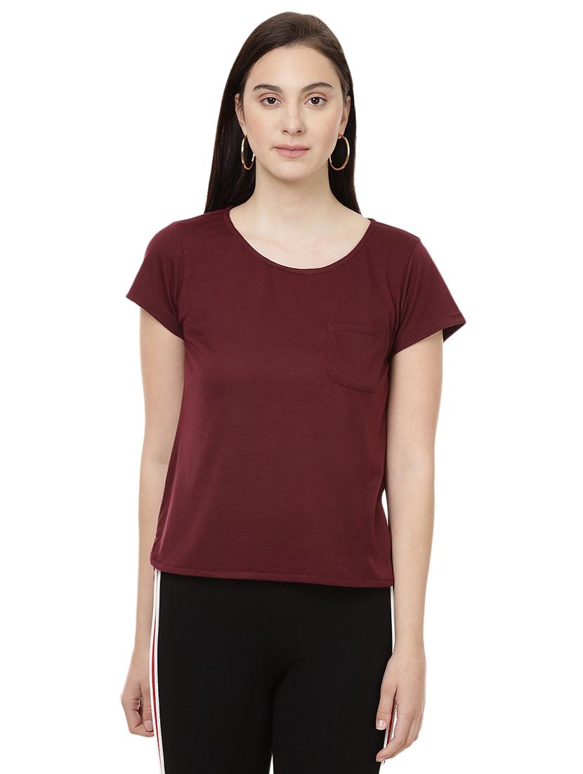 pocket patch round neck tee - 14923861 - Zoom Image - 0