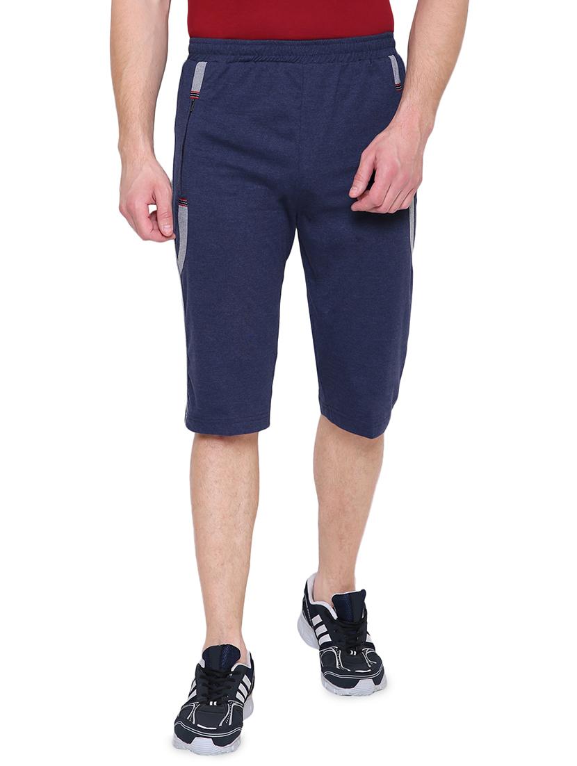 navy blue cotton three  fourths - 14926114 -  Zoom Image - 0