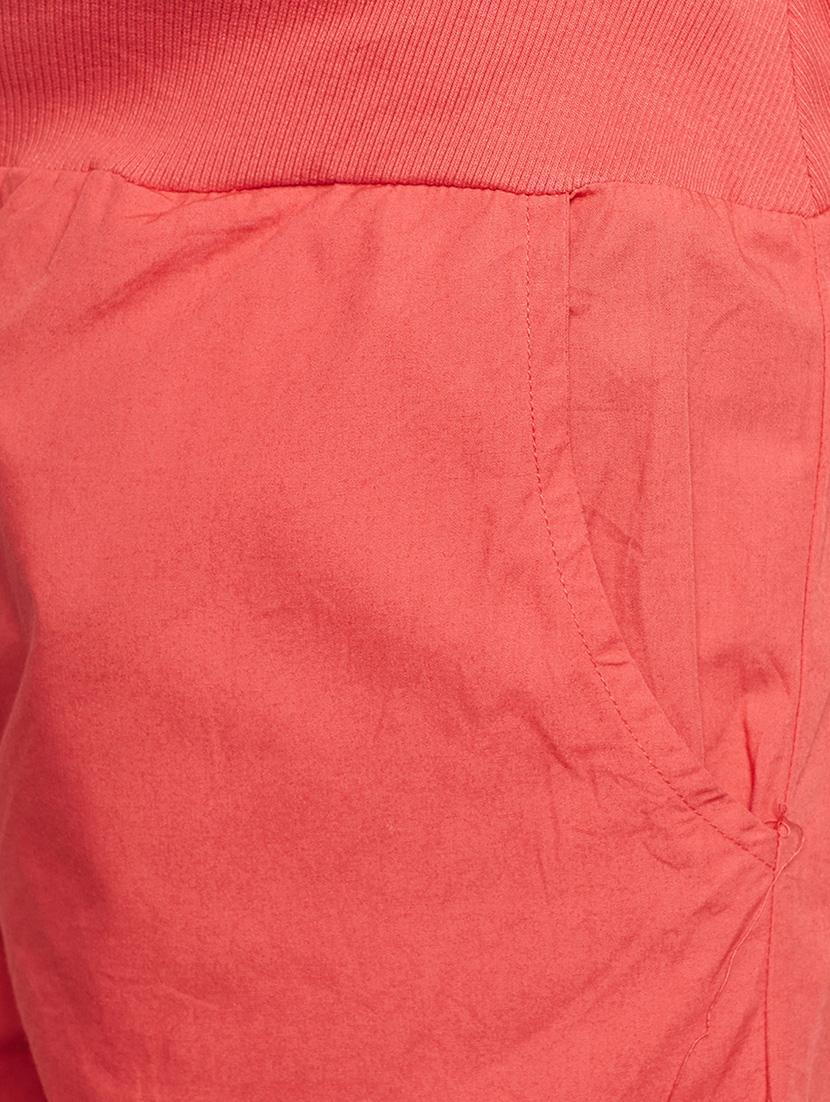red cotton maternity wear shorts - 14929388 - Standard Image - 3