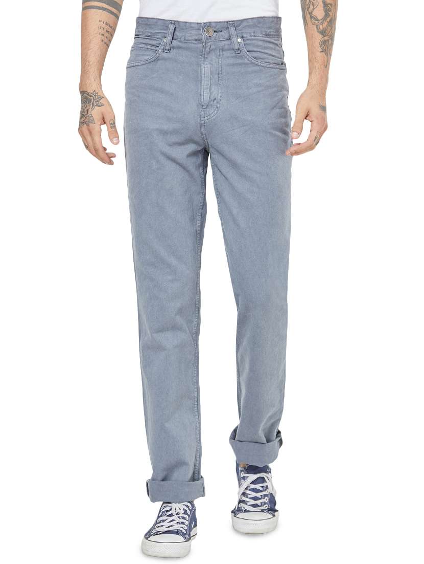 grey denim plain jeans