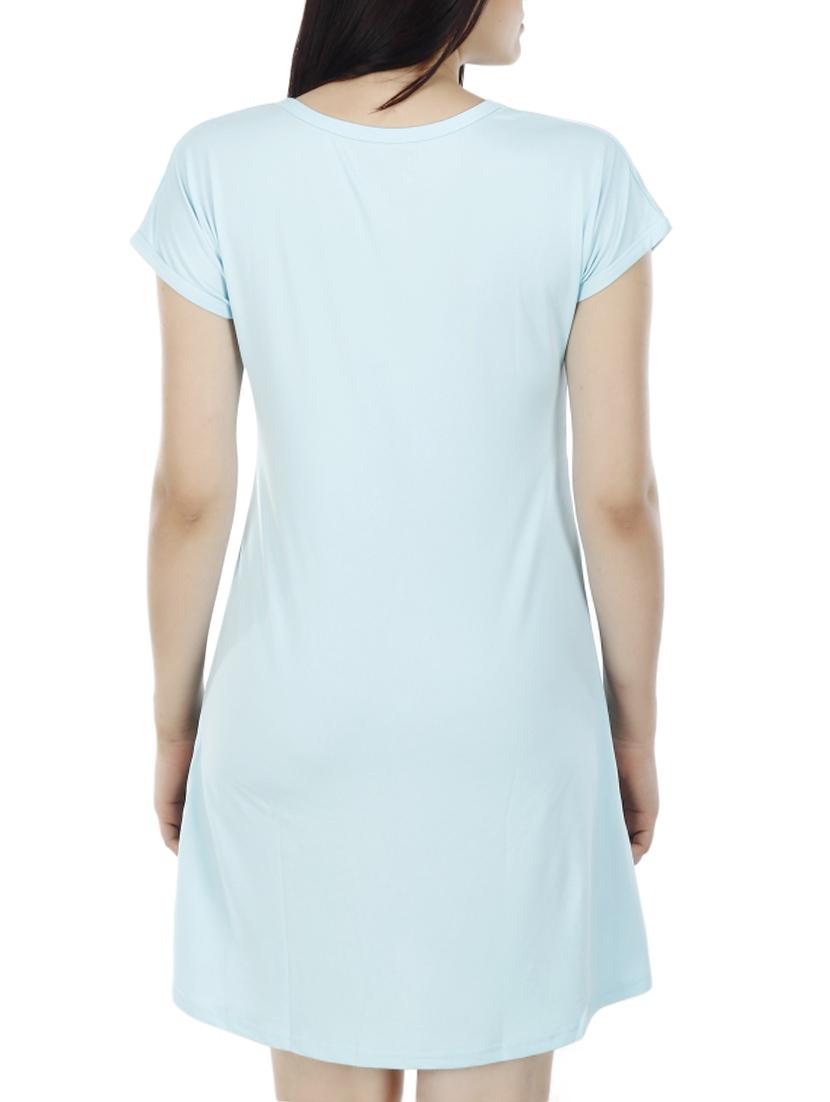 blue printed sleepshirt - 14946795 - Standard Image - 3