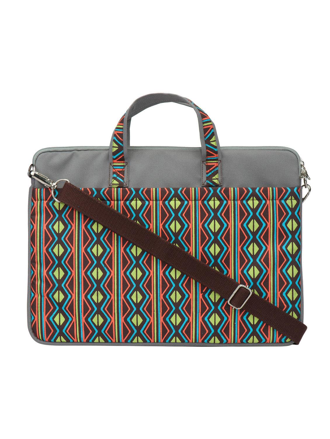 grey polyester laptop bag - 14948070 -  Zoom Image - 0