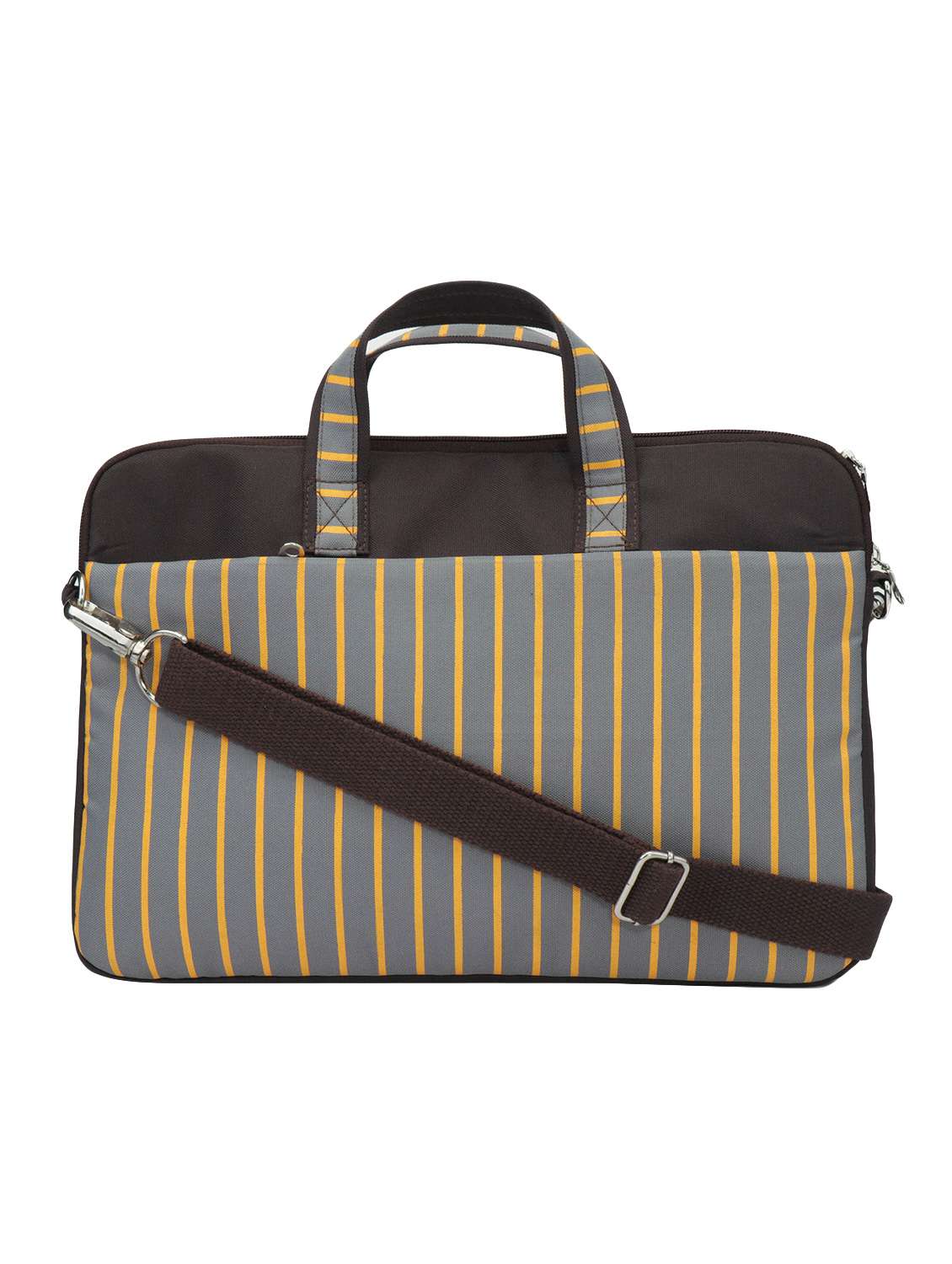 brown polyester laptop bag - 14948072 -  Zoom Image - 0