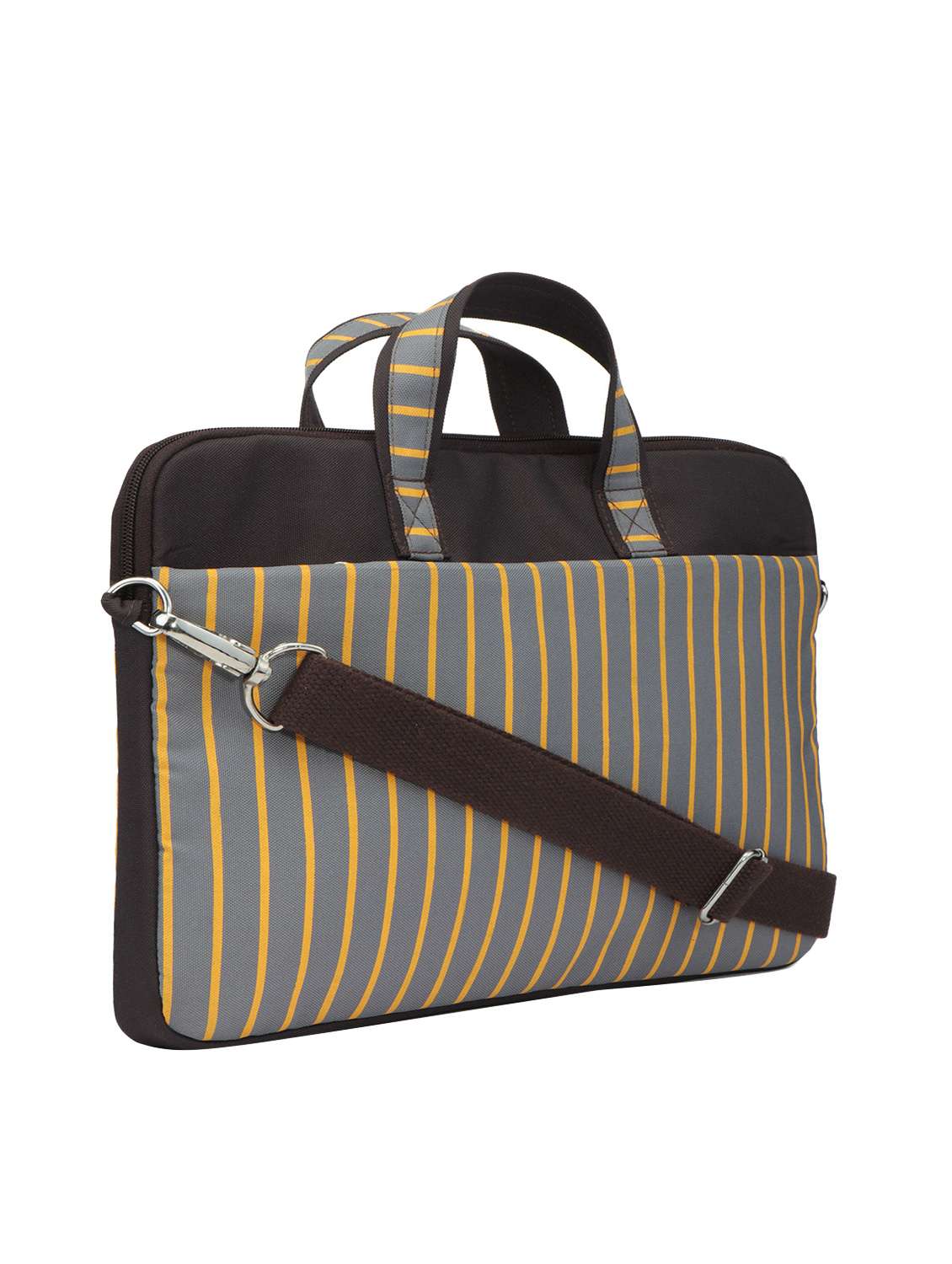 brown polyester laptop bag - 14948072 -  Standard Image - 3