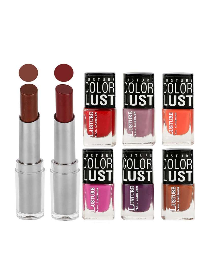 ramble set of 2 lipstick & 6 nail polish