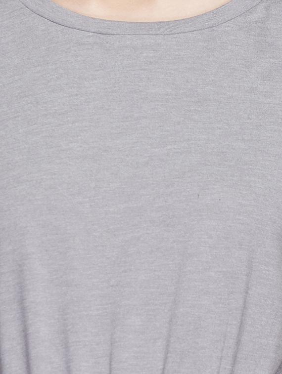 solid grey blouson dress - 14956360 - Standard Image - 3