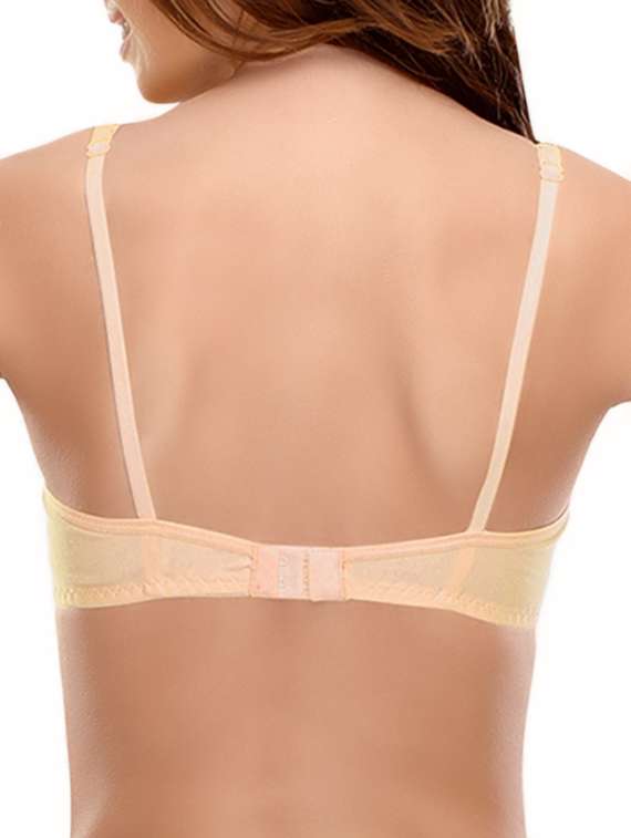 set of 2 solid bow patch bra