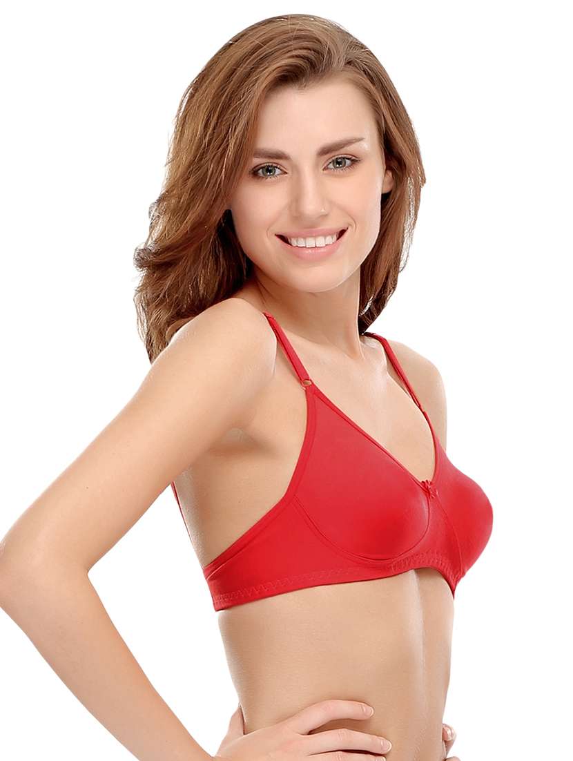set of 3 multi colored cotton bra - 14964777 - Standard Image - 5