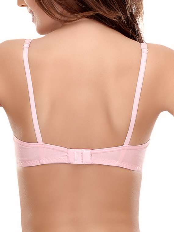 set of 3 bow patch solid bras - 14964782 - Standard Image - 8
