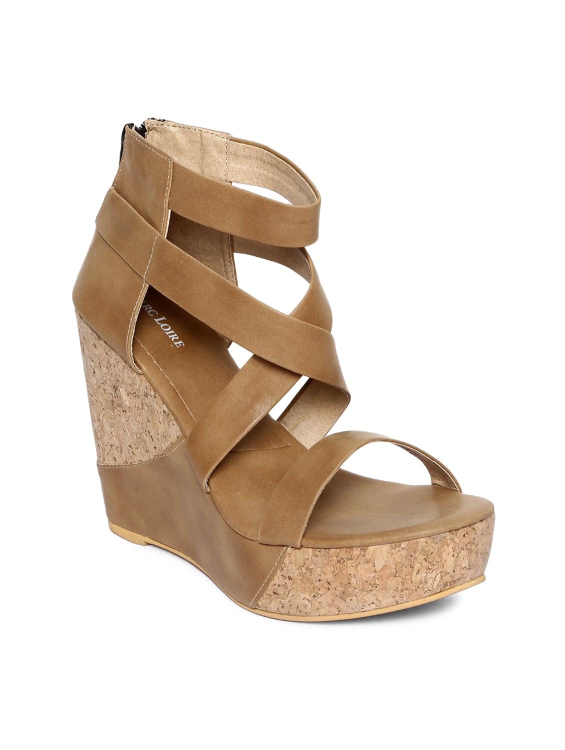 tan closed back wedge - 14966880 - Zoom Image - 0
