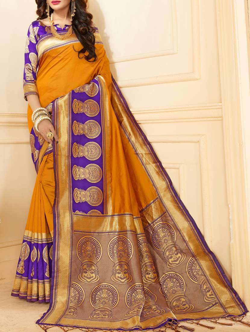 Zari  woven saree with blouse