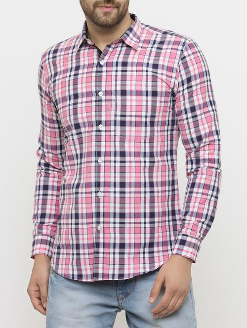 pink cotton casual shirt - 14971537 -  Standard Image - 0