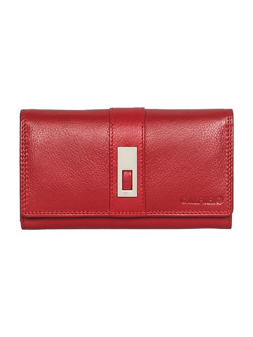 red leather wallet - 14973534 -  Standard Image - 0