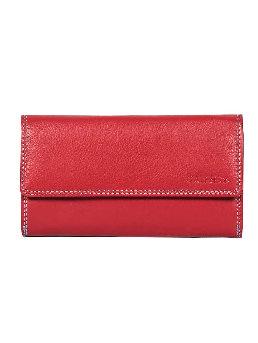 red leather wallet