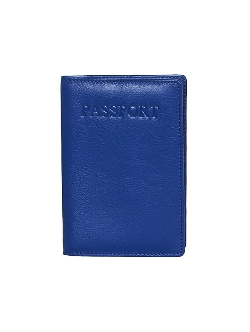 blue leather wallet