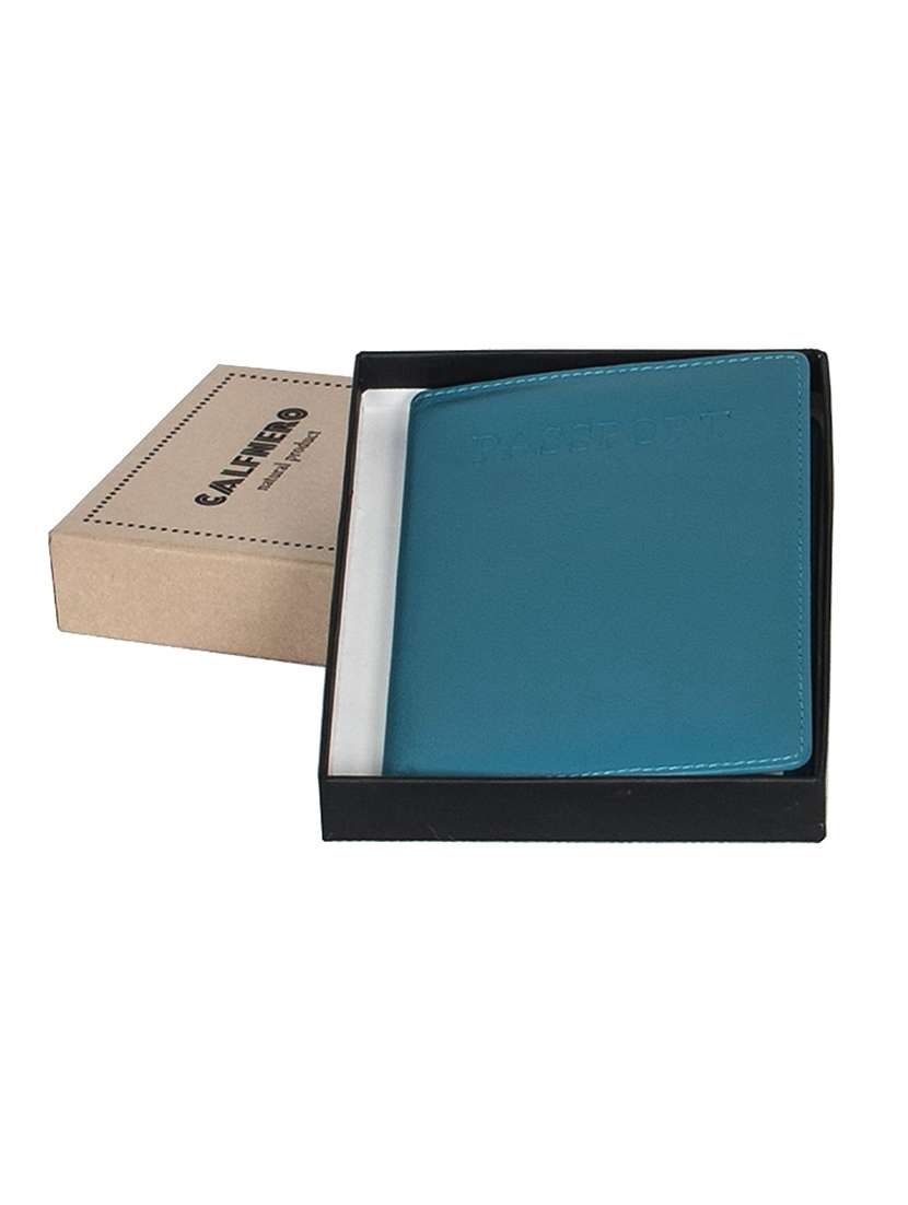 blue leather wallet - 14973799 - Standard Image - 3