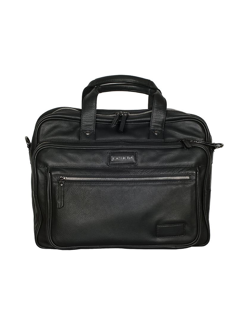 black leather laptopbag - 14973890 -  Zoom Image - 0