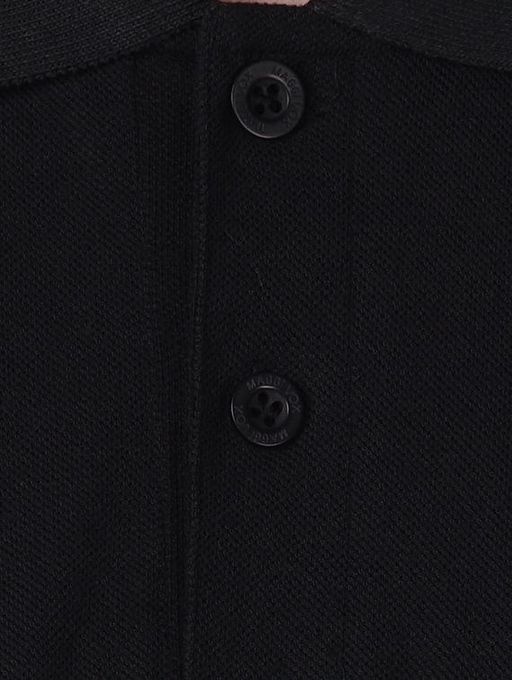 black cotton t-shirt - 14974204 - Standard Image - 3