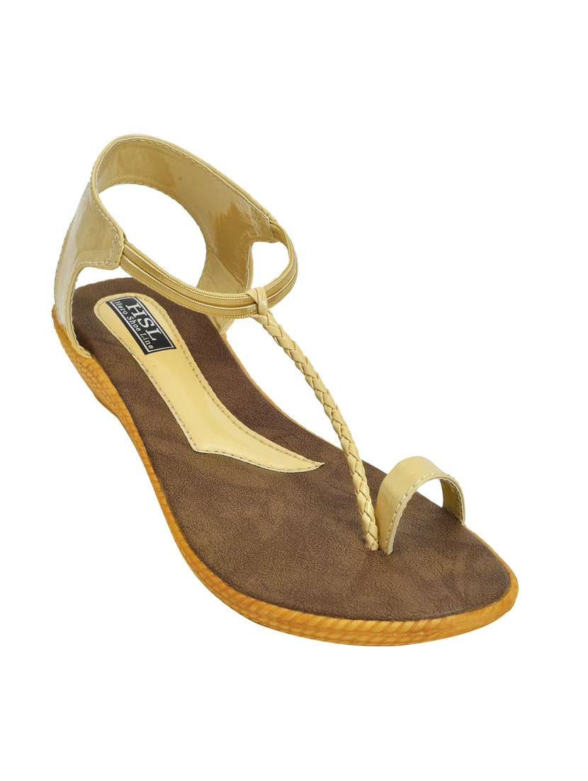 nude t-strap sandals