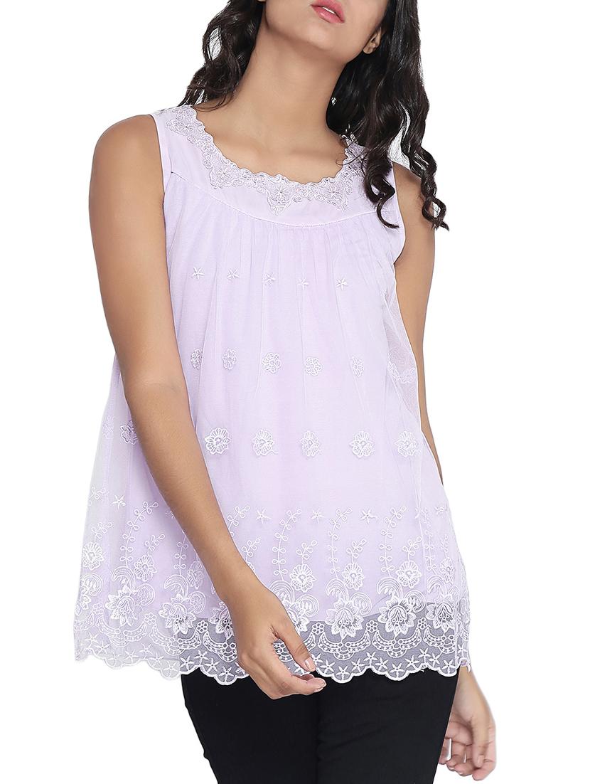 women's straight round neck top - 14987474 - Zoom Image - 0