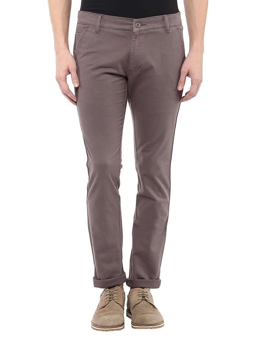grey cotton chinos