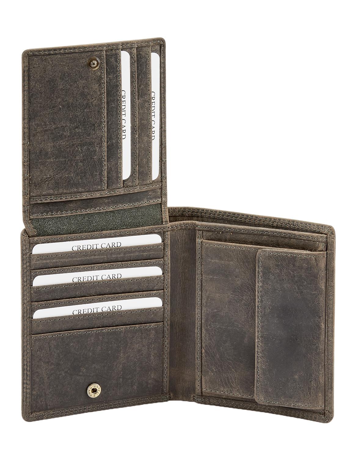 olive leather wallet - 14990245 - Standard Image - 3