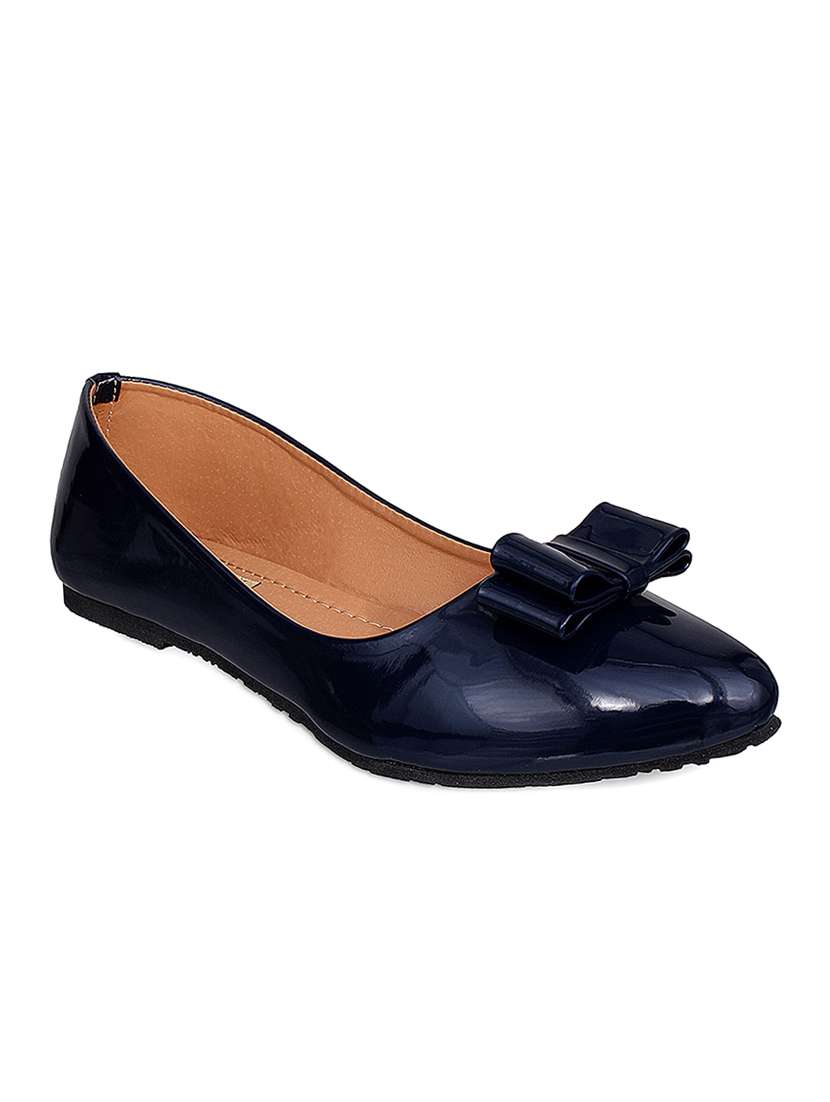 navy slip on  ballerina