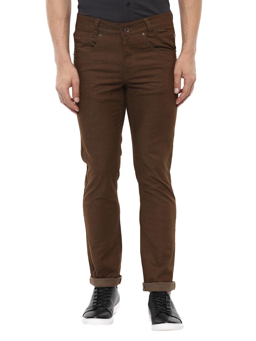 brown cotton chinos - 14997035 -  Zoom Image - 0