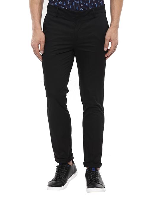 black cotton chinos - 14997036 - Standard Image - 0