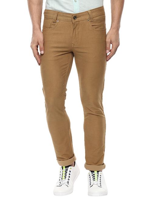 beige cotton chinos - 14997049 - Standard Image - 0