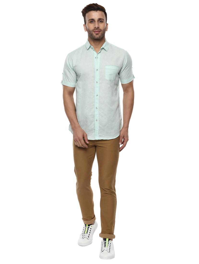 beige cotton chinos - 14997049 - Standard Image - 3