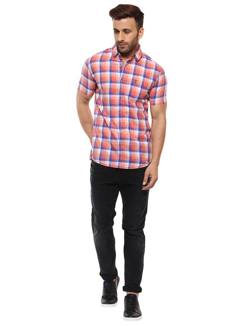 pink cotton casual shirt - 14997168 - Standard Image - 3