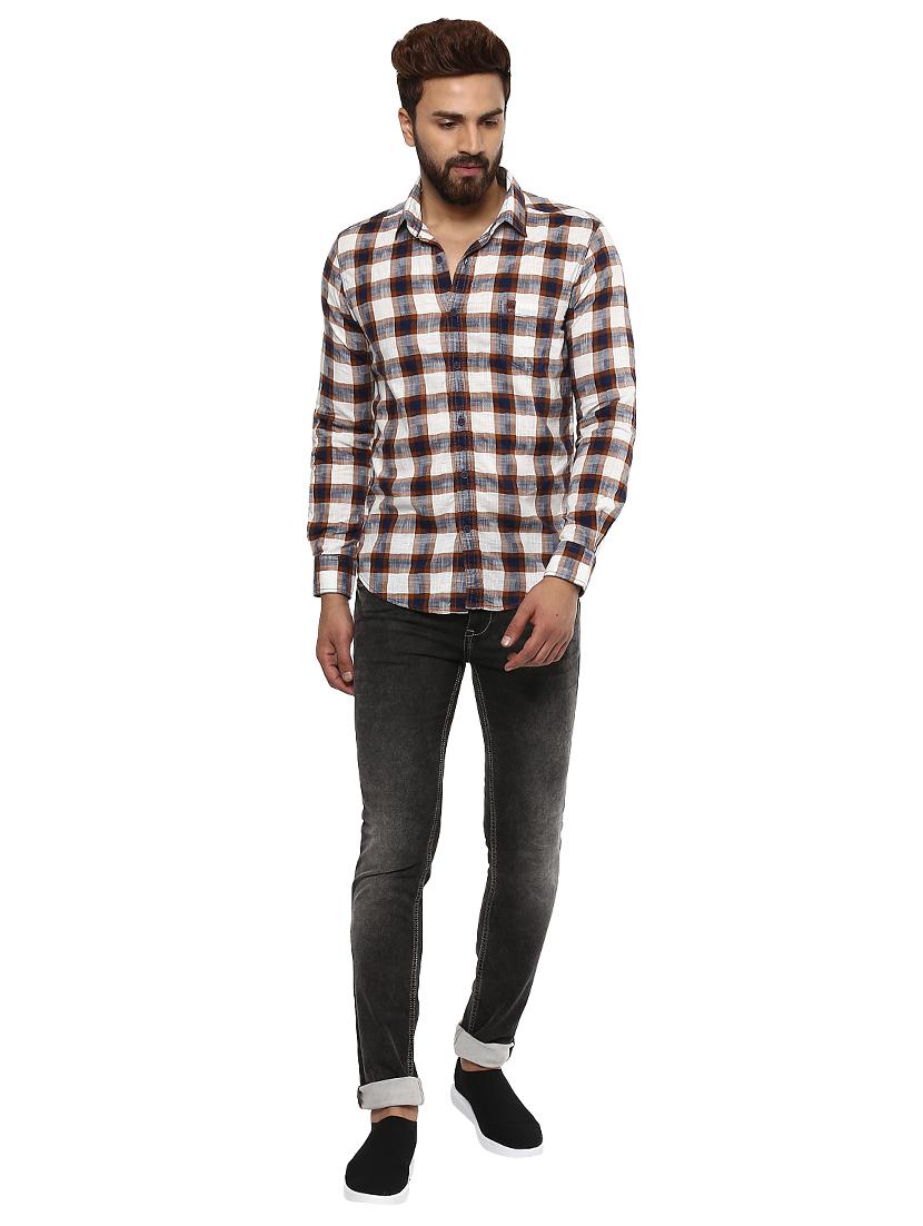 multi colored cotton casual shirt - 14997170 - Standard Image - 3