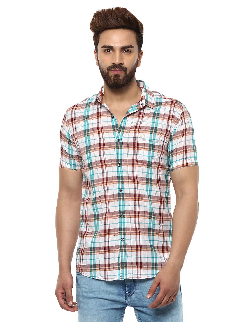 multi colored cotton casual shirt - 14997181 -  Zoom Image - 0