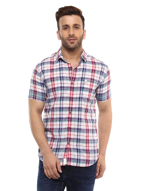 multi colored cotton casual shirt - 14997182 - Standard Image - 0
