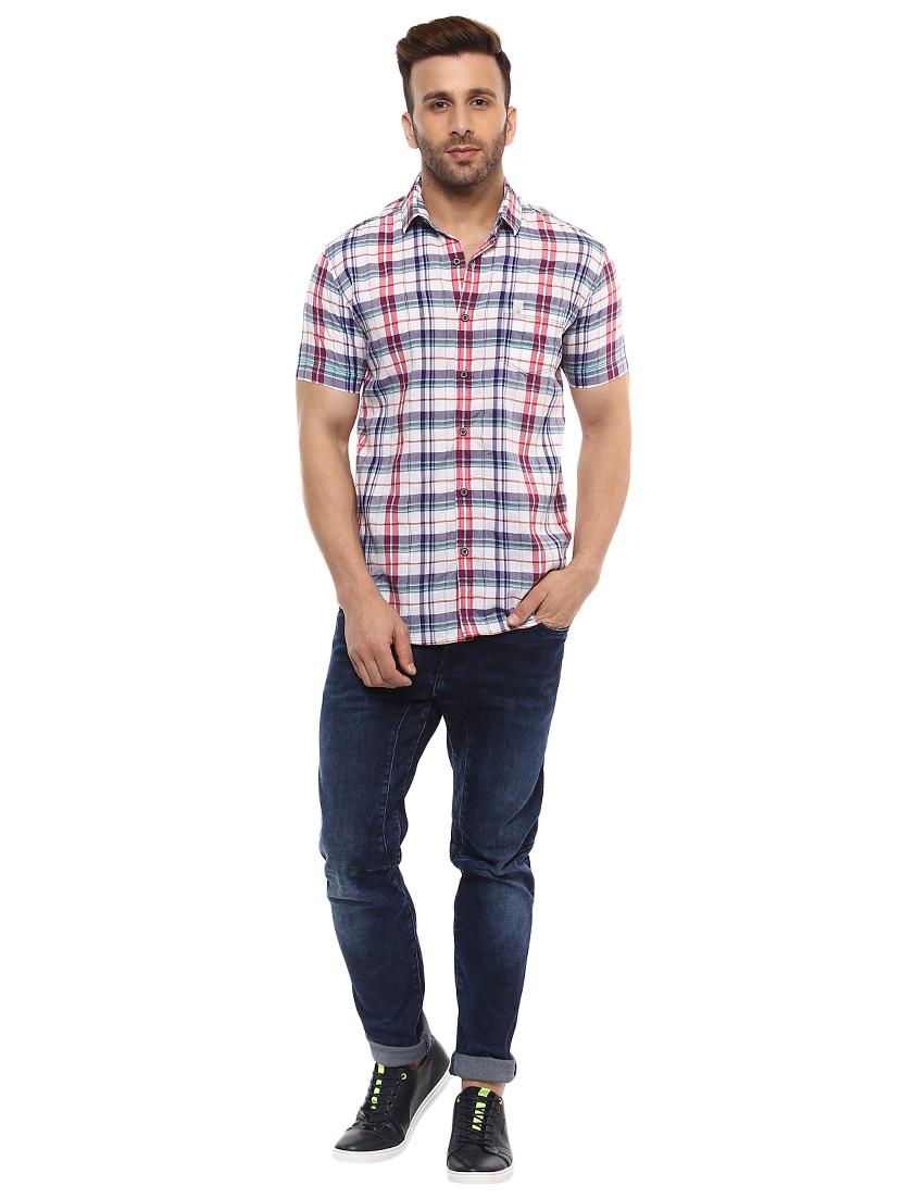 multi colored cotton casual shirt - 14997182 - Standard Image - 3