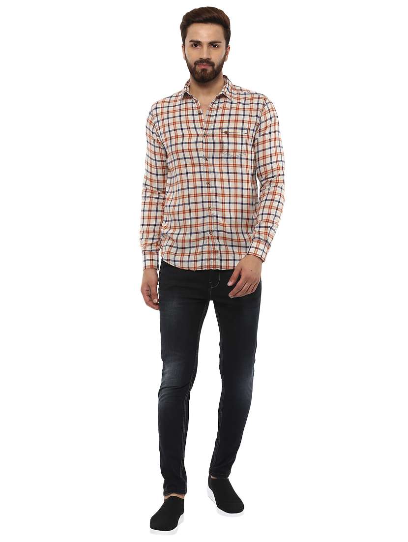 multi colored cotton casual shirt - 14997186 -  Standard Image - 3