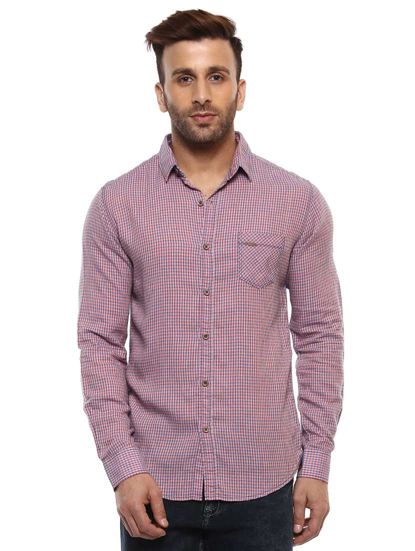 multi colored cotton casual shirt - 14997191 -  Zoom Image - 0